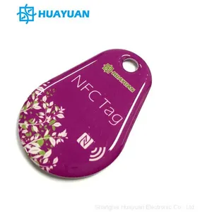 Door Access Control Plastic 13.56MHz RFID NFC Chip Epoxy Keytag thumbnail-4