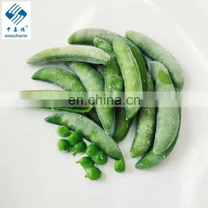 Sinocharm BRC Approved Fresh Crisp Sweet IQF Sugar Snap Peas Frozen Sugar Snap Peas thumbnail-2