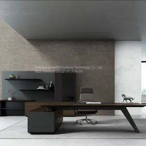 Modern Executive Desk Office 3002 L Shape Executive Desk For Sale Manager Desks For Sale thumbnail-2