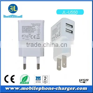 Free Sample OEM Factory Consumer Electronics USB Travel Charger With 2 USB Output thumbnail-6