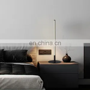 Home Decor Modern Luxury Bedside Acrylic Shade Metal Table Lamps Reading Lamps for Bedroom thumbnail-3