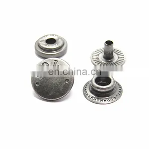 12.5mm Custom Brass Logo Factory Button thumbnail-3