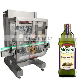 High Speed Auto Mini Essential Cooking Vegetable Oil Glass Bottle Filling Machine thumbnail-1