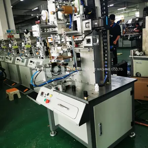 Hot Selling Manual Irregular Oval Flat Square Plastic Perfume Glass Jar Automatic Bottle Cap Servo Hot Stamping Machine for on Cosmetics Drinking Glass Bottles thumbnail-1
