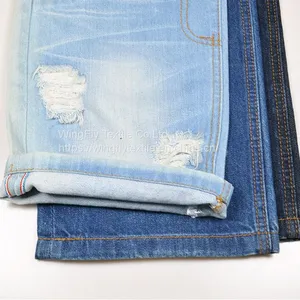 11.25oz High Quality 100% Cotton Selvedge Denim Fabric For Jeans Jacket 32/33” thumbnail-1