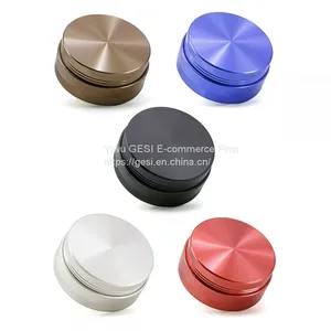 Hot Selling Tobacco Grinder 63MM 55MM 50MM 4 Layers Laser Logo Herb Grinder thumbnail-2