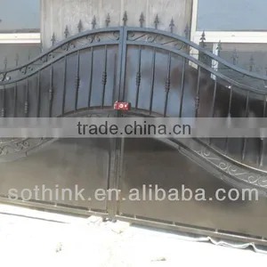 Double Circle Design Swing Gate thumbnail-1