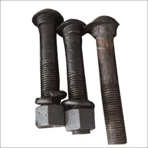 High Tension Guard Railway Fish Bolt Track Bolt Screw Bolt Nut thumbnail-2