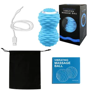 4 Speeds Vibrating Peanut Massage Roller With OEM ODM Services thumbnail-2