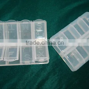 Transparent Plastic Medicine Box 7day& Clear Plastic Box thumbnail-2