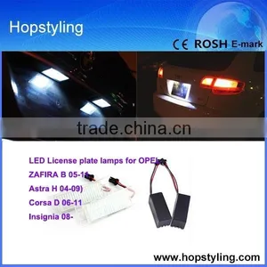 Free Shipping Car Light China Supplier For Opel LED License Plate Lamp Canbus no Error Code thumbnail-1
