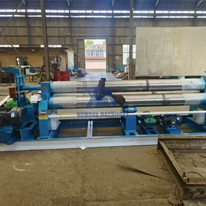 Plate Rolling Machine Roll Cones Heavy Duty Roller Bending Machine 4-roller Plate Rolling Machine thumbnail-3