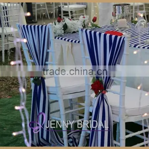 C324A 2016 New Wholesale Elegant Stripe Wedding Banquet Chair Cover thumbnail-1