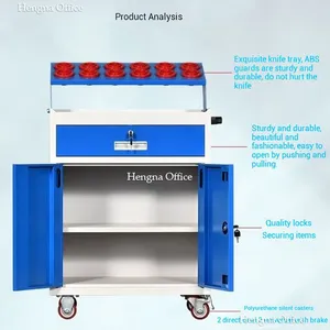 Large Capacity Tool Storage System Rolling Cabinet ST-100 With Drawers for Garage and Workshop thumbnail-1