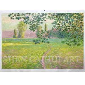 Hand-painted Claude Monet Oil Painting Replica on Canvas Famous Oil Painting Reproduction thumbnail-1