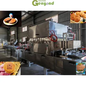 Hot Sale Automatic Pancake Souffle Cake Maker Machine Double Head Dorayaki Souffle Machine for Low Price thumbnail-6