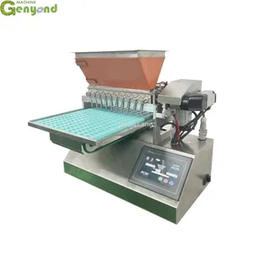 PLC Control Commercial Macaron Cake Depositor Machine Chocolate Candy Machine Gummy Depositor thumbnail-5