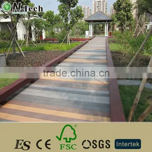Solid Wpc Decking for Outdoor Decoration Composite Weather Resistance thumbnail-1