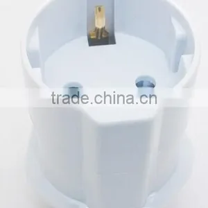 White&Black CE ROHS Approved European Euro EU Schuko 2 Pin to UK 3 Pin Plug Adaptor Travel Mains Adapter x 1 thumbnail-5