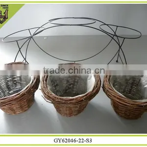 Natural Wicker Home Decoration Rattan Baskets thumbnail-1