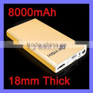 18mm Thick 8000mAh 200A/400A Golden Pocket Size Slim Car Jump Starter thumbnail-1