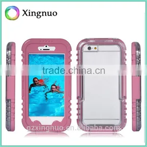 Fashion Design Clean pc Silicone Waterproof Phone Case for Iphone 6 thumbnail-3