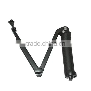 New Sports Camera Mount 3-Way Adjustable Bracket Hand Grip Action Camera Bracket Mount thumbnail-1