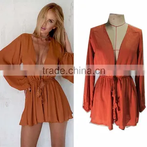 Womens Designer One Piece Party Dress for Women Apparel Mini Beach Dress Summer Jumpsuit Quality Choice thumbnail-3