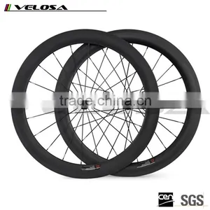 700c Carbon Road Bike Wheels,50mm*23mmBeautiful Carbon Bicycle Wheels High-profile Carbon Wheels on Sale thumbnail-1