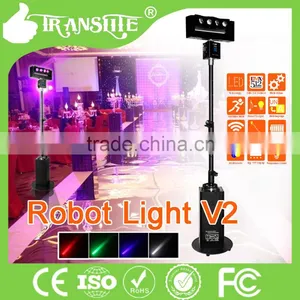 Translite Hot Sale Robot 4IN1 RGBW Led Moving Head Beam Wash Light thumbnail-3
