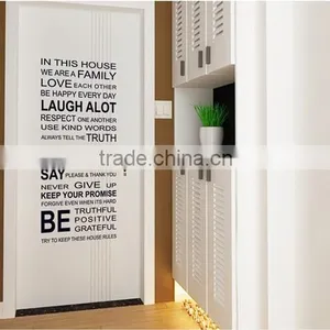 2016 Home Decor Words Vinyl Sticker Wholesale Custom Wall Sticker thumbnail-3
