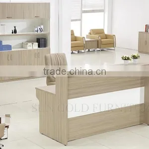 Good Quality Wooden Reception Counter Table Design Reception Desks for Sale (SZ-RTB029) thumbnail-1
