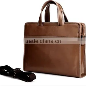 2014 Famous Brand Custom Mens Leather Messenger Bag Laptop Briefcase Wholesale Handbag China thumbnail-5