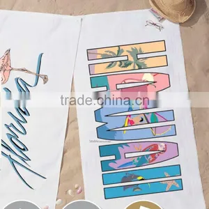 100% Cotton Reactive HAWAII Printed Double Beach Towel Wholesale thumbnail-1