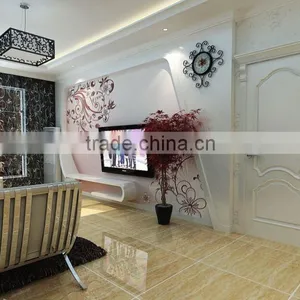 2016 Botton Price for Diamond Shaped 3D Printing Glass for tv Background Wall thumbnail-2