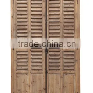 French Unfinish Shabby Chic Bedroom Wooden Cabinet thumbnail-1