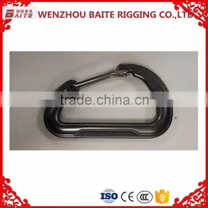 ALUMINUM SNAP HOOK D TYPE WITH PIN BT-248 thumbnail-1