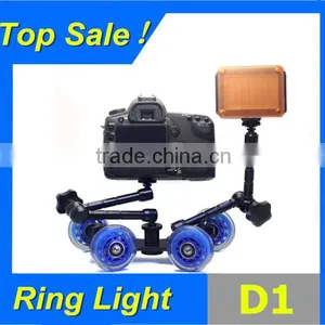 Dolly Kit Skater D1 For DSLR Camera / Desktop Directional Pulley / Camera Video Stabilizer Photography Kit thumbnail-1