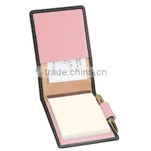Factory Wholesale Fashion Multi-color Small Simple Leather Custom Mini Notepad Holder thumbnail-3