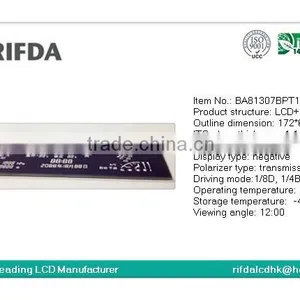High Quality Circular Lcd Display for Motormeters Stn Blue Lcd thumbnail-2