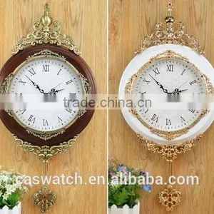 2 Colors European Style Decorative Metal Wall Clock thumbnail-1