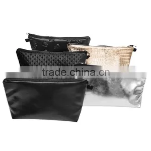 Promotion Custom Leather Ladies Fashion Travel Set Cosmetic Bag For Makeup thumbnail-6