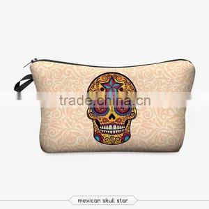 Meow Cat Cosmetic Bag 3d Print Cosmetic Bag High Quality Wholesale Travel Makeup Cases With Zippers Pouch Purses Wallets thumbnail-4