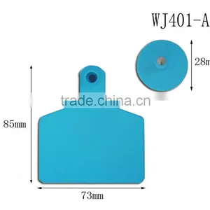 WJ401-A Orange Livestock Ear Tag for Cow thumbnail-3