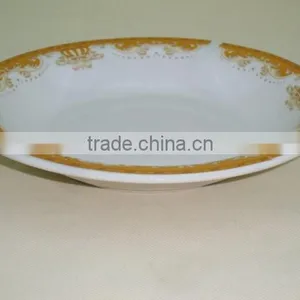 Cheap Porcelain Edge Fold Dinner Plate for India and Africa Market thumbnail-4