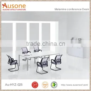 White Elegant Style Melamine Office Furniture Board Room Table thumbnail-1