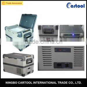 220v Mini Camping Fridge Freezer 12v Cooler Warmer Refrigerators Portable 40L thumbnail-1
