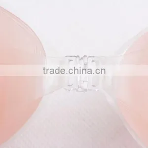 Customized Cheap Nude Ladies Sexy Fashion Seamless Bra With Clear Transparent Straps thumbnail-6