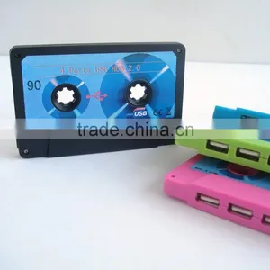 Magnetic Tape Hub 4-Port USB 2.0 Hub Power Station thumbnail-5