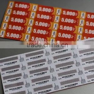 Telecom Use Paper Scratch Card Manufacturer thumbnail-1